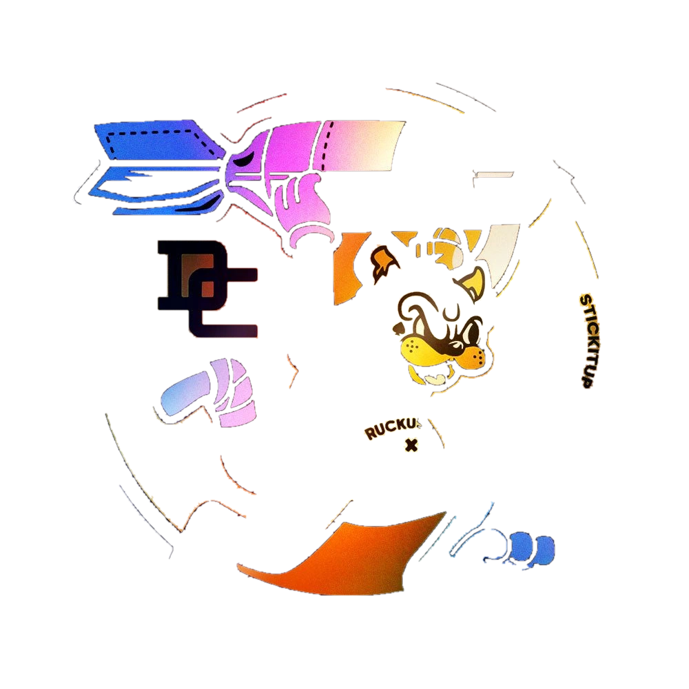 Bomb Runner Holographic Stickers